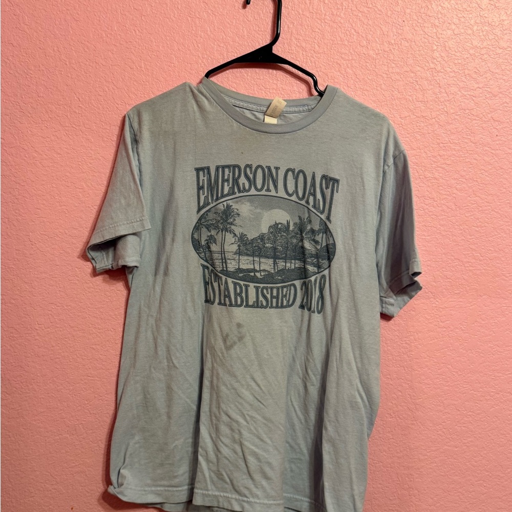 Men's Blue Graphic T-Shirt